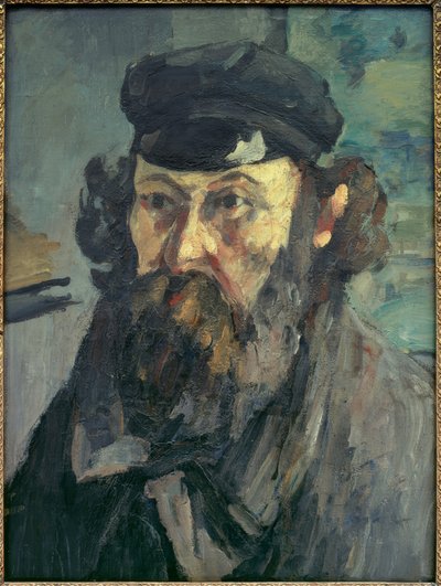 Portret van Cézanne met pet door Paul Cézanne